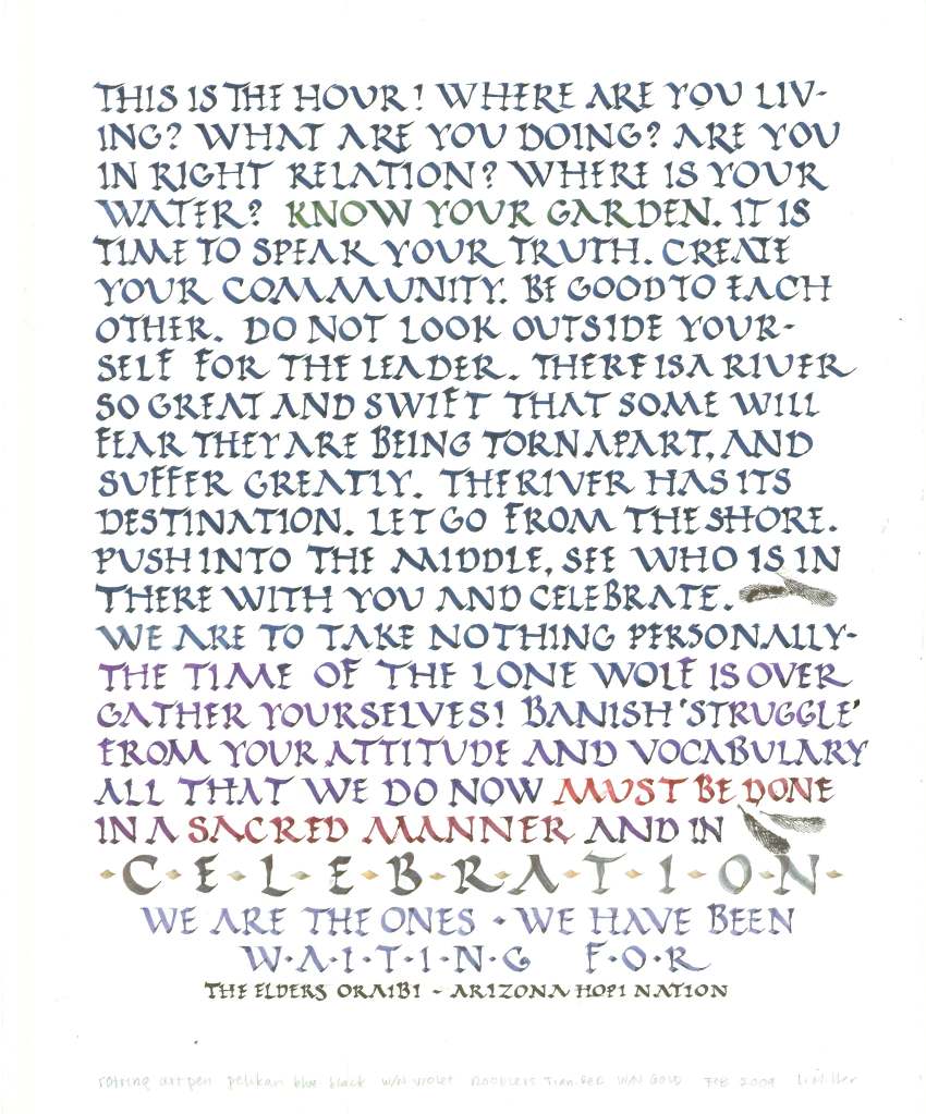 wisdom of the elders--hopi oraibi elders