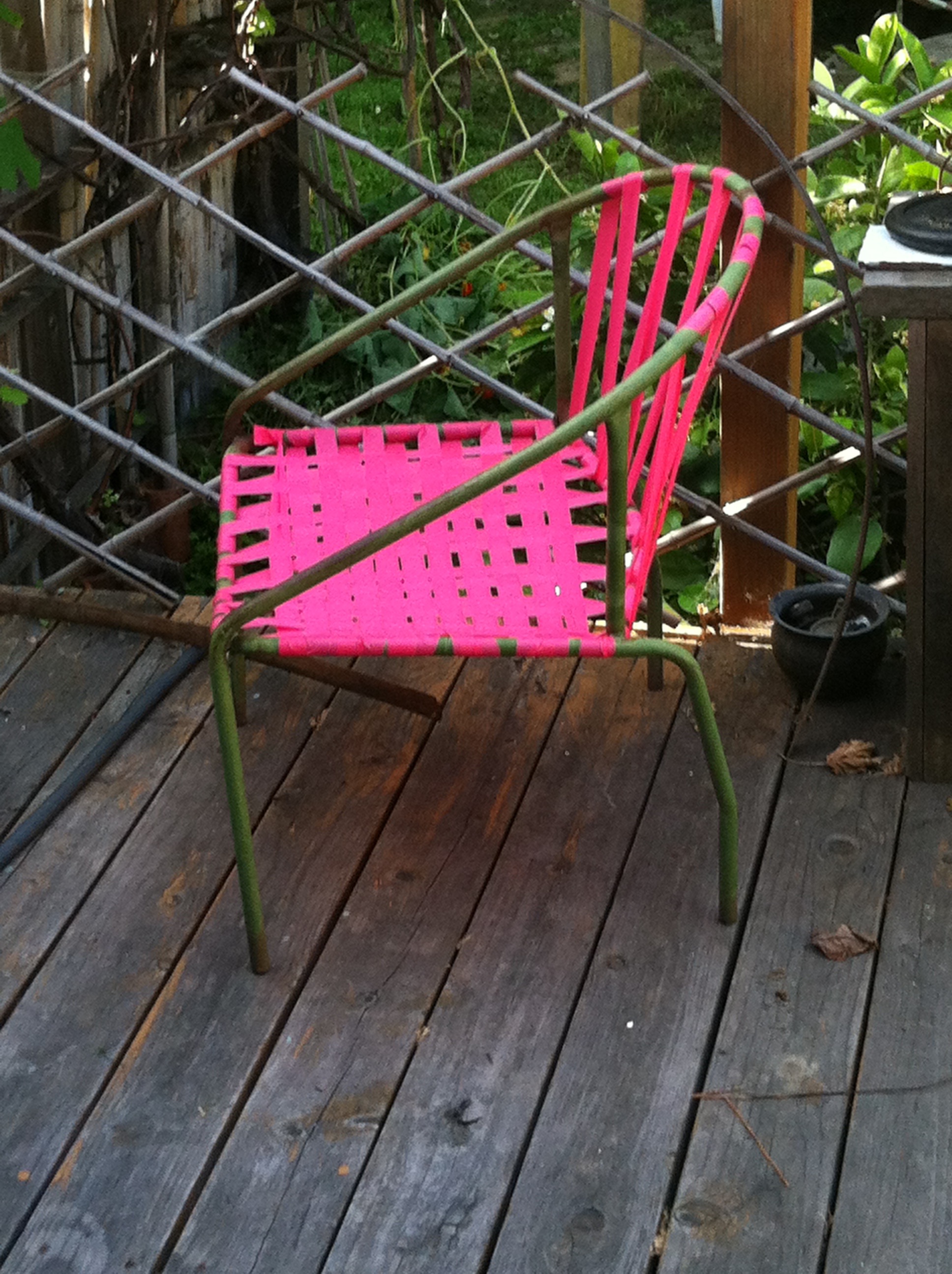 pink chair